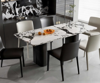 Modern Dining Table And Chairs-ID:687316891