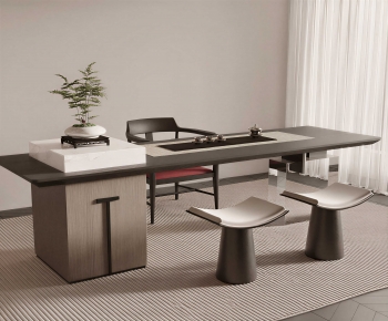 New Chinese Style Tea Tables And Chairs-ID:808210412