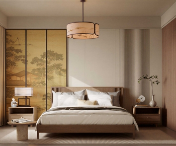 New Chinese Style Bedroom-ID:779263024