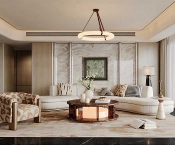 Modern A Living Room-ID:917705066