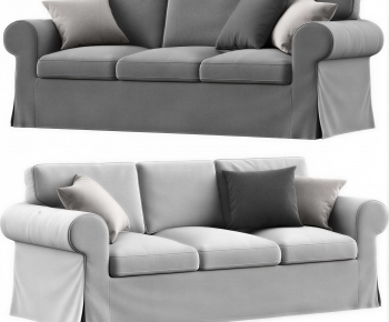 Modern Three-seat Sofa-ID:619659487
