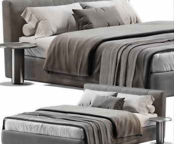 Modern Double Bed-ID:195395954