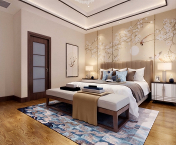 New Chinese Style Bedroom-ID:775151014