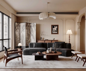 French Style A Living Room-ID:529294973