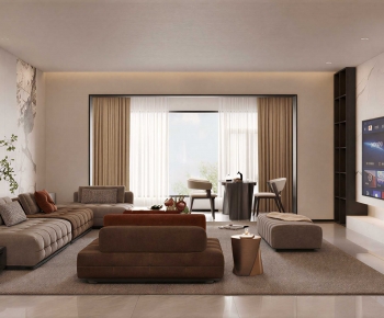 Modern A Living Room-ID:642020755