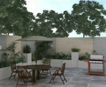 Modern Courtyard/landscape-ID:690268041