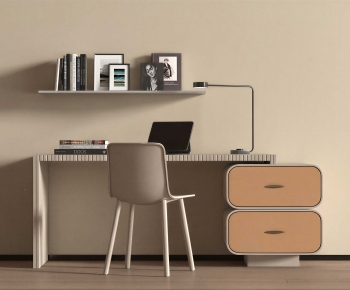 Modern Computer Desk And Chair-ID:683573966