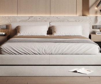 Modern Double Bed-ID:647236112