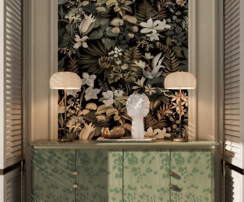 Modern Entrance Cabinet-ID:535783054
