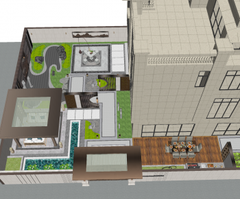 Modern Courtyard/landscape-ID:404211042