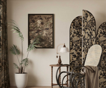 New Chinese Style Rocking Chair-ID:410532001