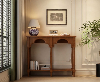 French Style Entrance Cabinet-ID:953680041