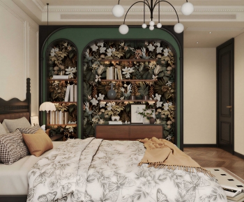 American Style Bedroom-ID:257843974