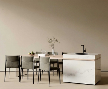 Modern Dining Table And Chairs-ID:466650019