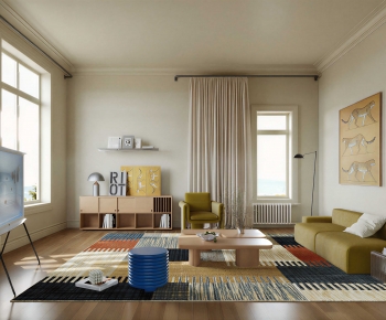 Modern A Living Room-ID:716327916