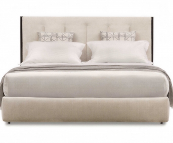 Modern Double Bed-ID:226362945