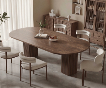 Modern Dining Table And Chairs-ID:709055902