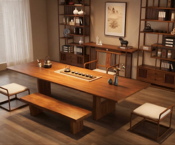 New Chinese Style Tea Tables And Chairs-ID:144242054