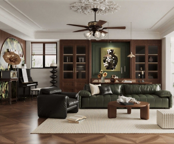 Modern A Living Room-ID:799237014