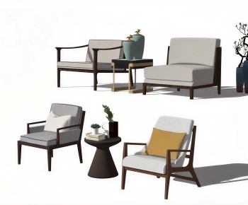 New Chinese Style Lounge Chair-ID:943456899