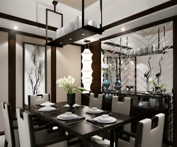 New Chinese Style Dining Room-ID:313008073