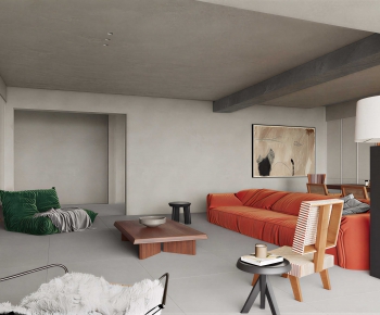 Modern A Living Room-ID:688539032