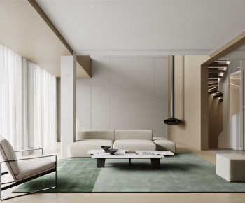 Modern A Living Room-ID:466404918