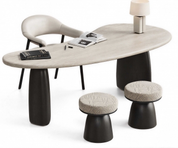 Modern Computer Desk And Chair-ID:510549564