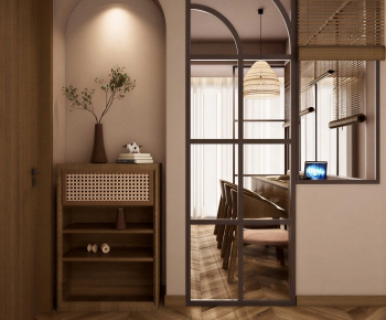 Wabi-sabi Style Hallway-ID:736624963