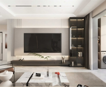 Modern A Living Room-ID:436183932