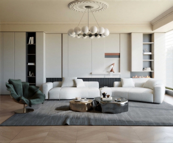 Modern A Living Room-ID:409415969