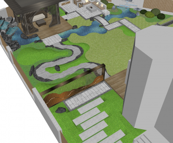 New Chinese Style Terrace-ID:208540925
