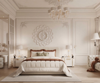 French Style Bedroom-ID:876611959