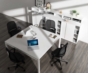 Modern Office Desk And Chair-ID:135070098