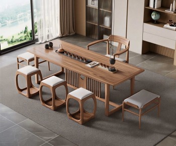 New Chinese Style Tea Tables And Chairs-ID:235202079