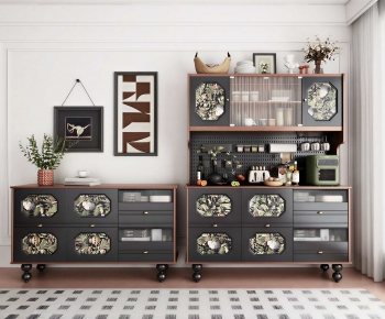 French Style Wine Cabinet-ID:364469055