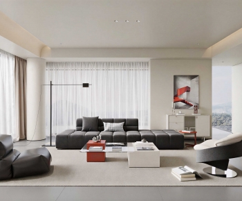 Modern A Living Room-ID:884490015