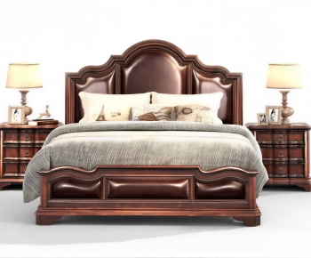 American Style Double Bed-ID:990534073