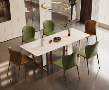 Modern Dining Table And Chairs-ID:628743892