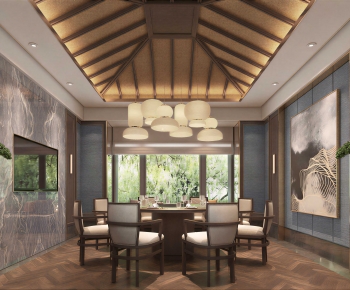 New Chinese Style Dining Room-ID:286303045