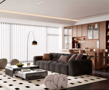 Modern A Living Room-ID:406529973