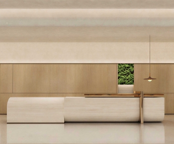 Modern Office Reception Desk-ID:234528065