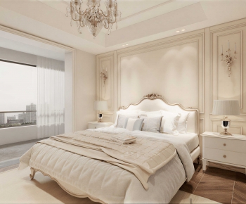Simple European Style Bedroom-ID:148787988