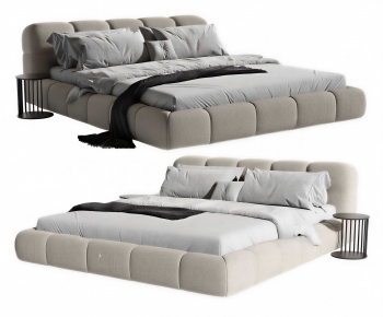 Modern Double Bed-ID:557393074