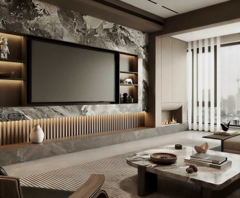 Modern A Living Room-ID:189558983