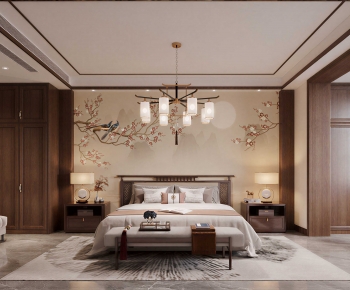 New Chinese Style Bedroom-ID:468736899