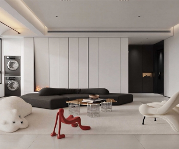 Modern A Living Room-ID:643012054