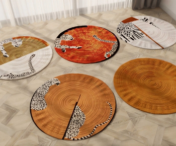Modern Circular Carpet-ID:275371074