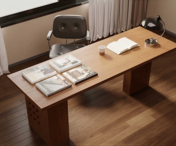 Modern Computer Desk And Chair-ID:161022905