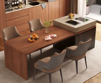 Modern Dining Table And Chairs-ID:529086118